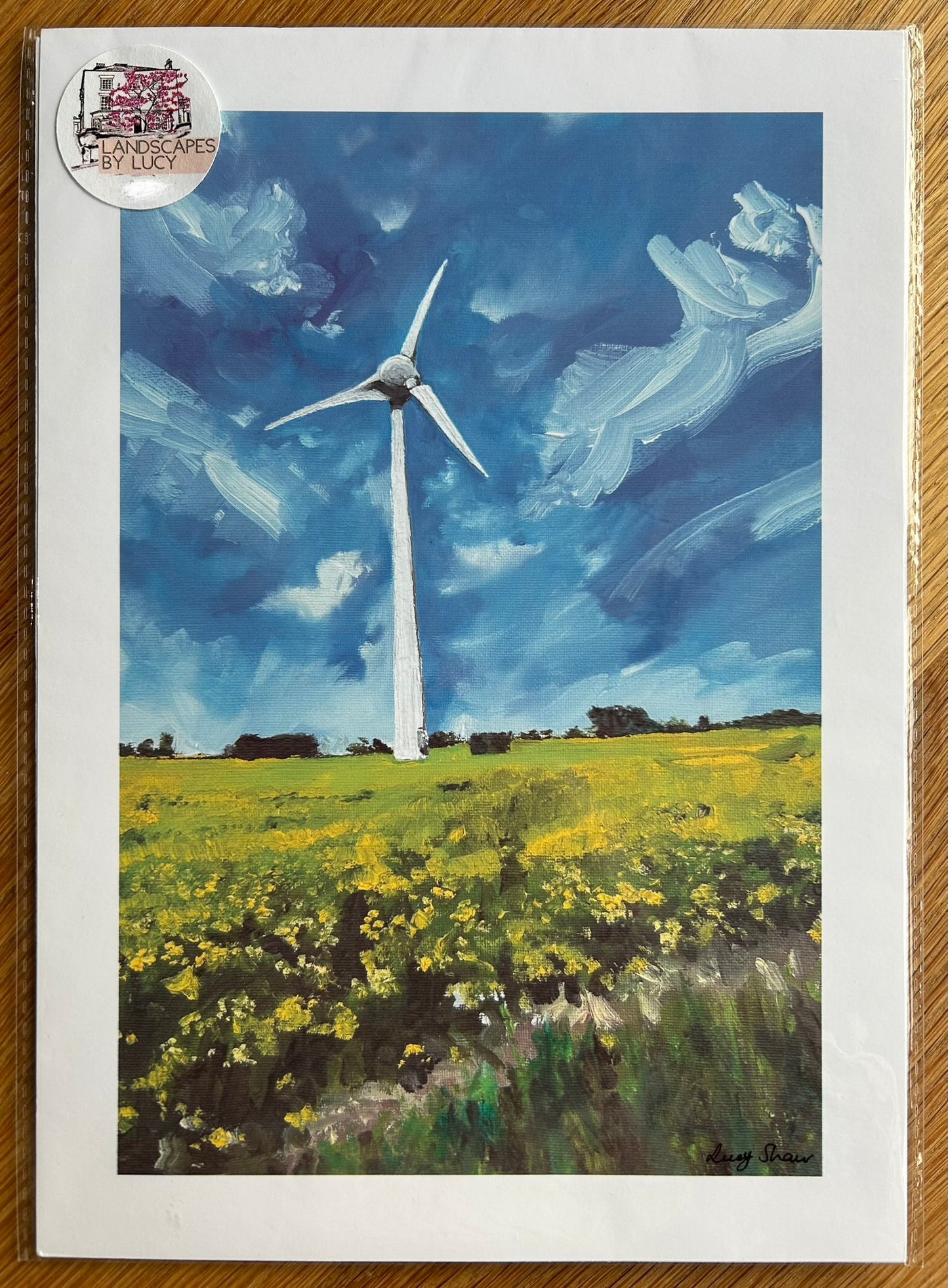 Print - Wind Turbine in Spring