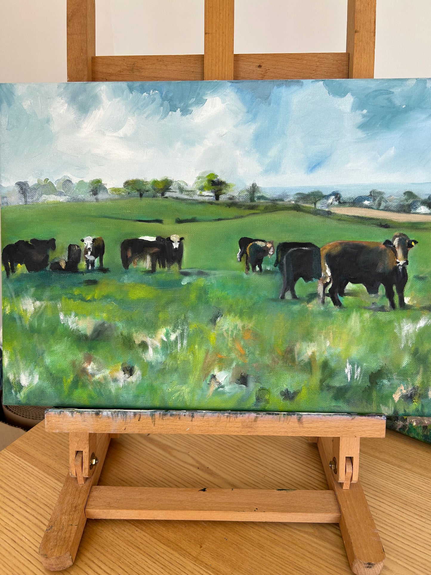 Original Painting- Cows of Malpas, Cheshire