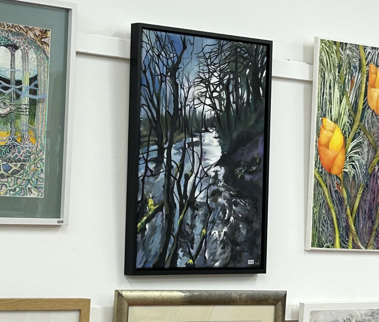 Original Painting - A Winter's Morning at the Clywedog, Erddig