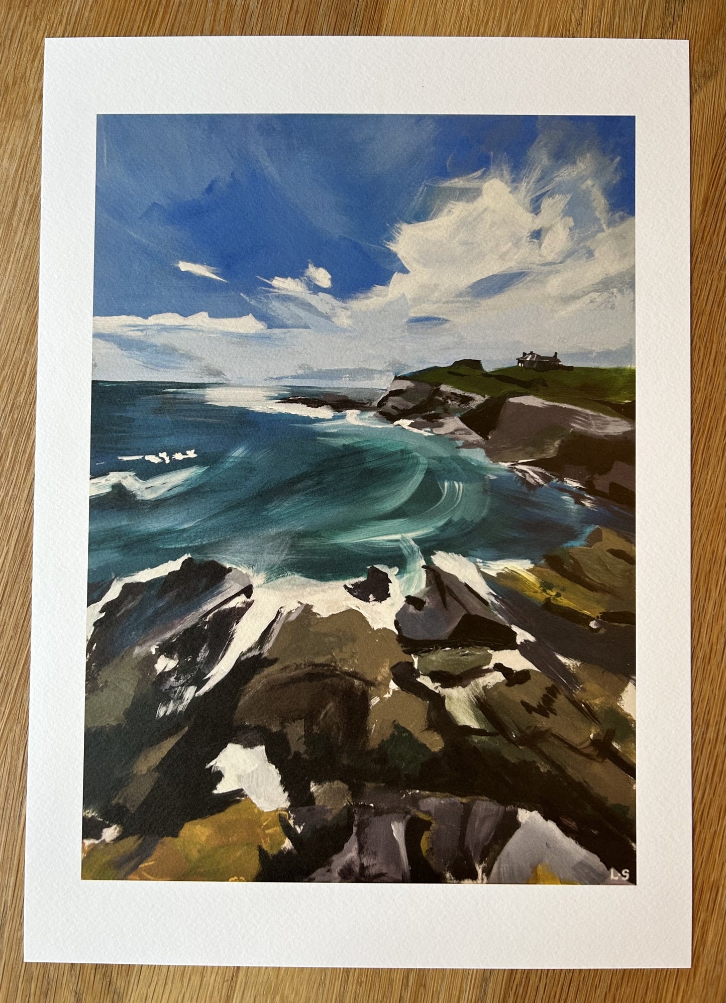 Print - The House At Trearddur Bay, Anglesey