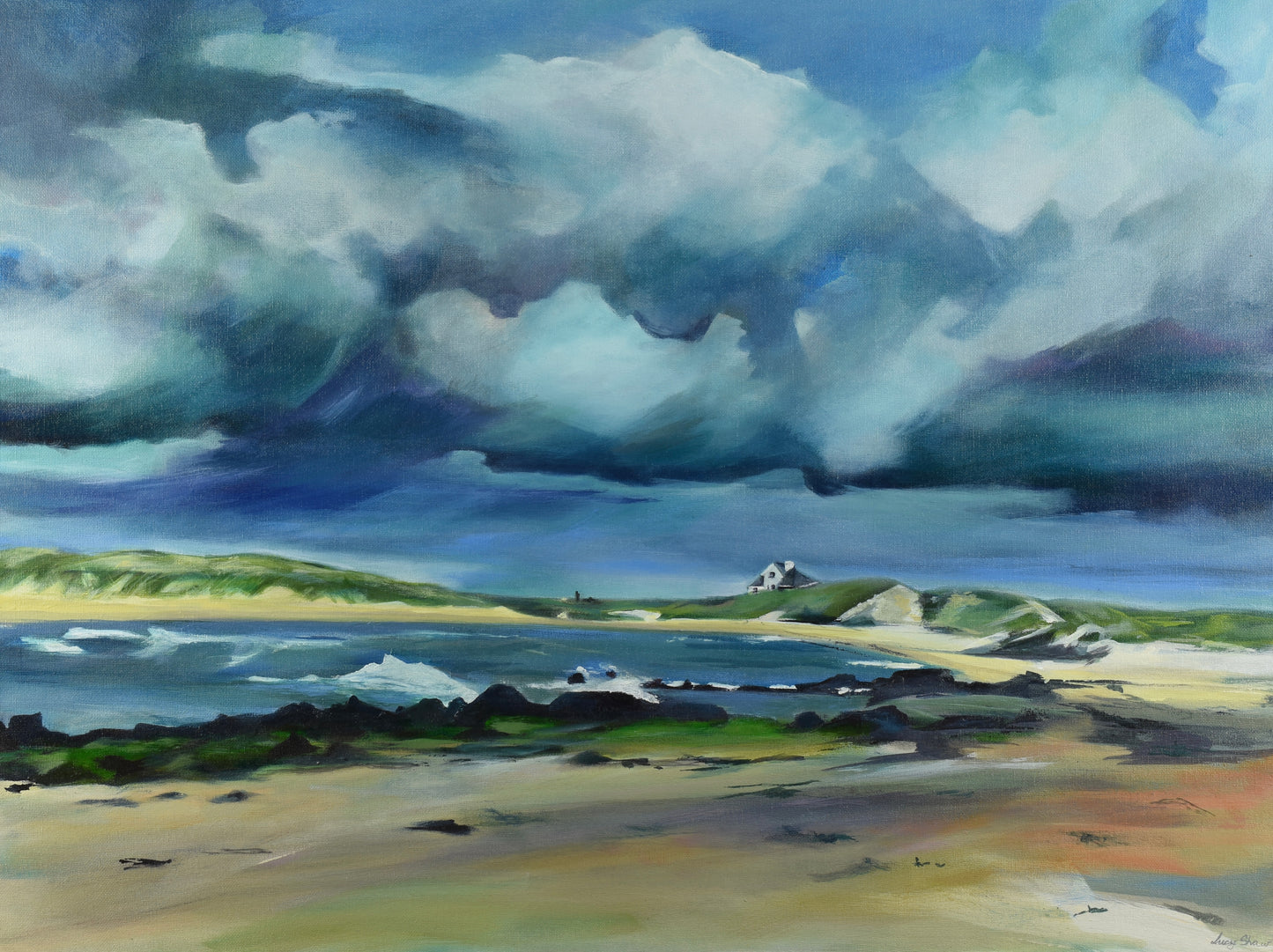 Original Painting - ‘Stormy Sky’, Rhosneigr, Anglesey