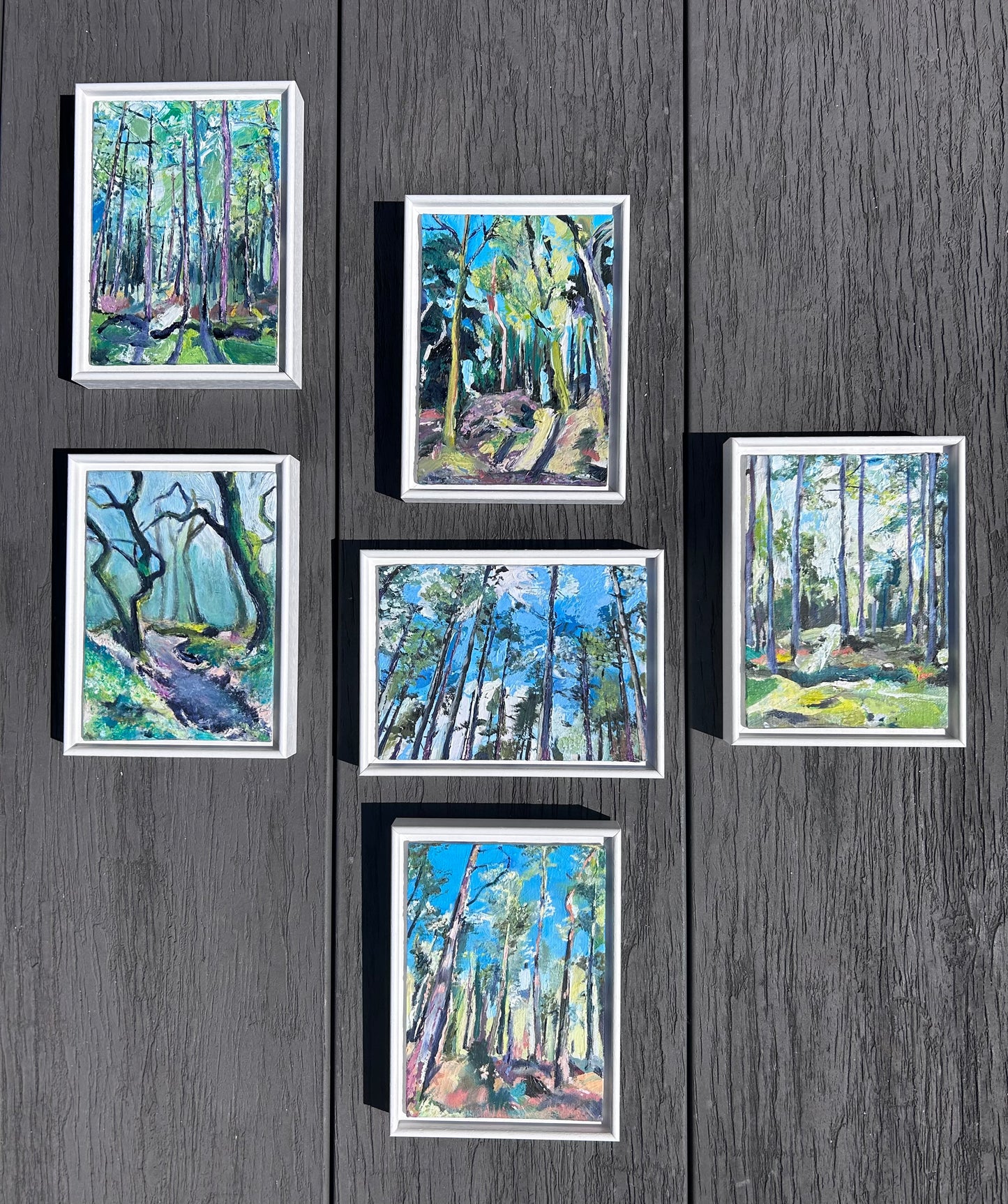 Original Painting - ‘Amongst the Trees’, Delamere Forest Series #1