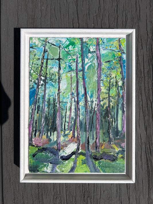 Original Painting - ‘Amongst the Trees’, Delamere Forest Series #1