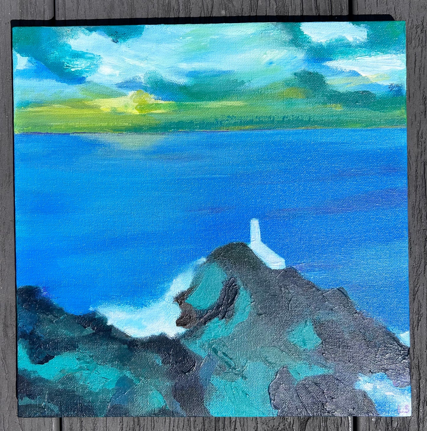 Original Painting - ‘South Stack #2’  Holy Island, Anglesey, North Wales