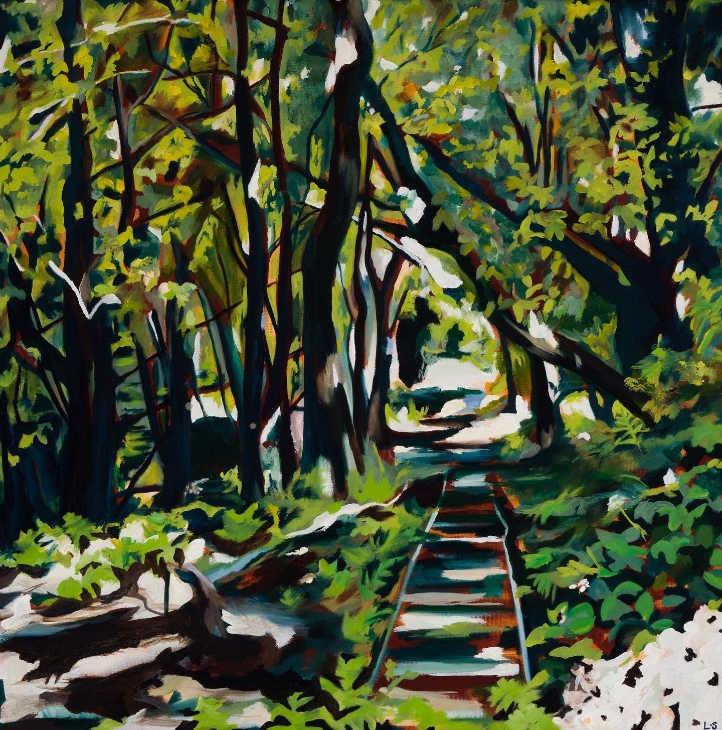 Print - Woodland, Bulkeley Hill, Cheshire