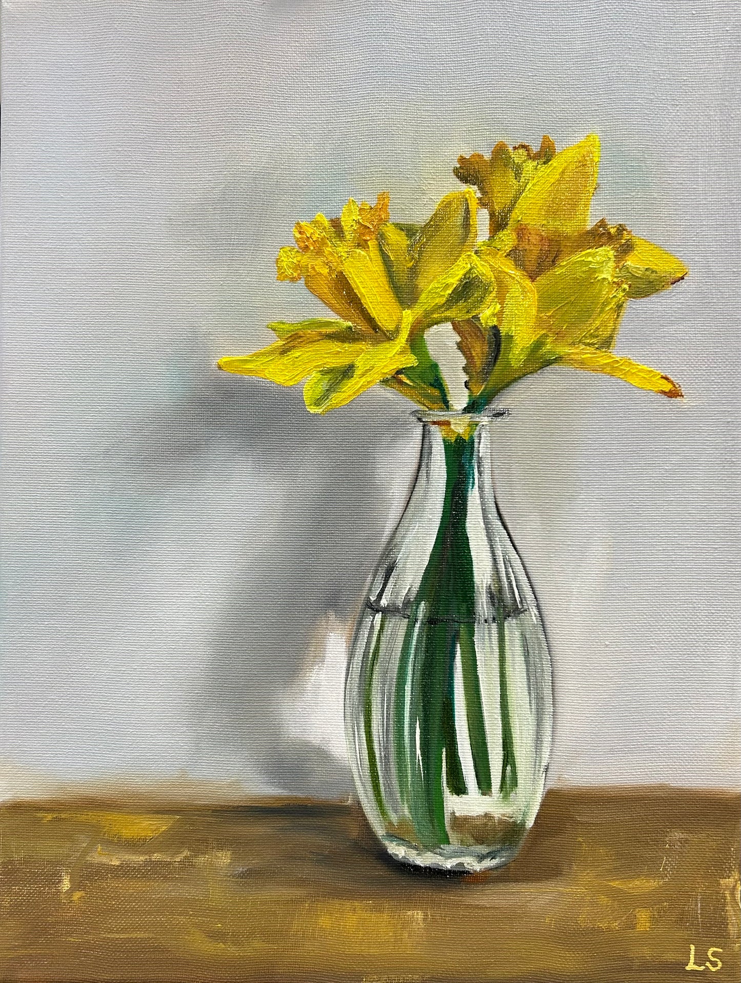 Original Painting - Daffodils