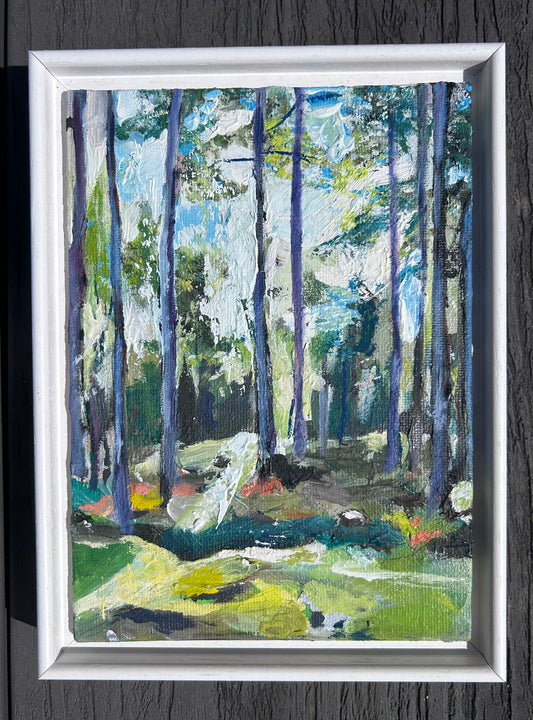 Original Painting - ‘Amongst the Trees’, Delamere Forest Series #6