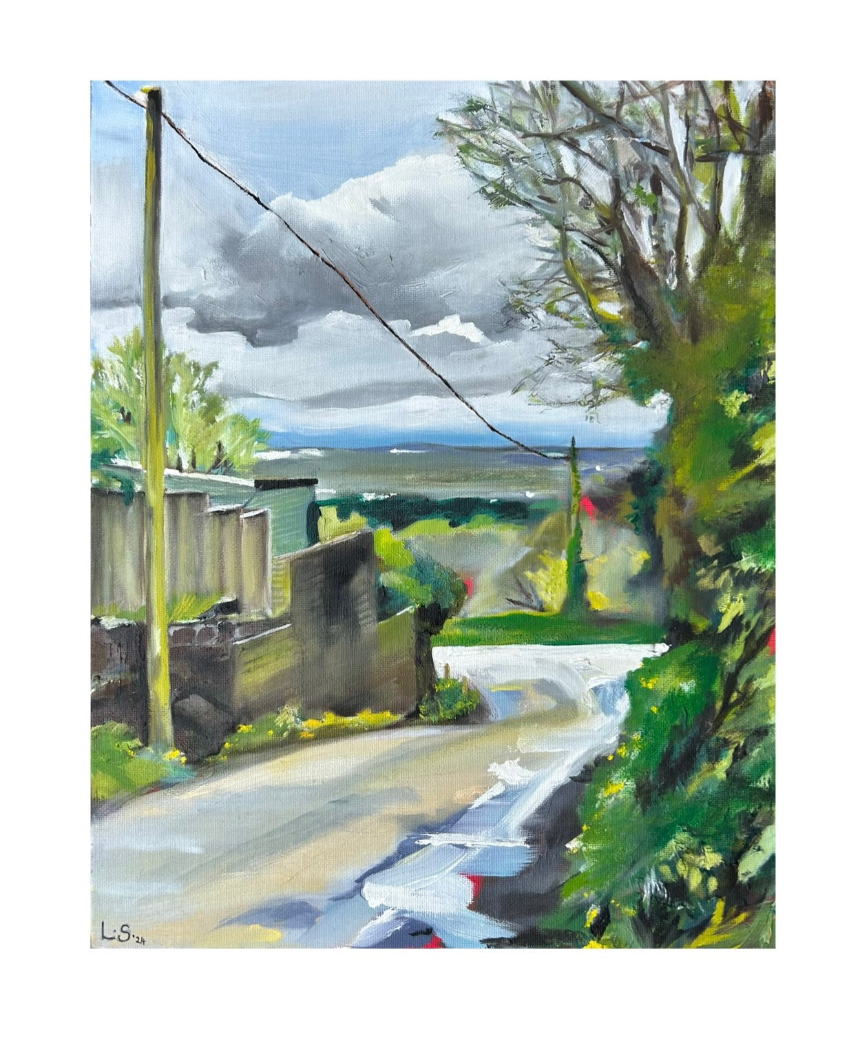 Original Painting - View from Burwardsley, Cheshire
