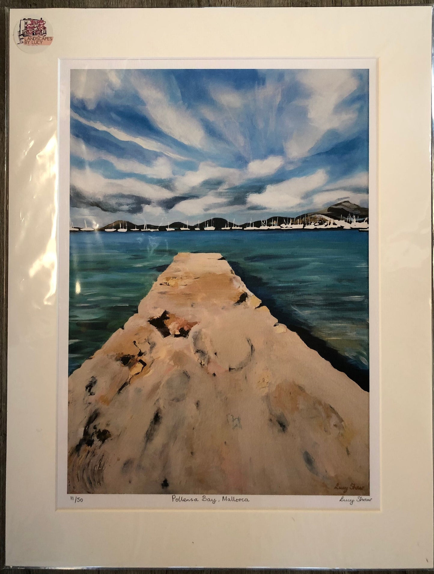 Print - Sea View, Pollensa Bay, Mallorca
