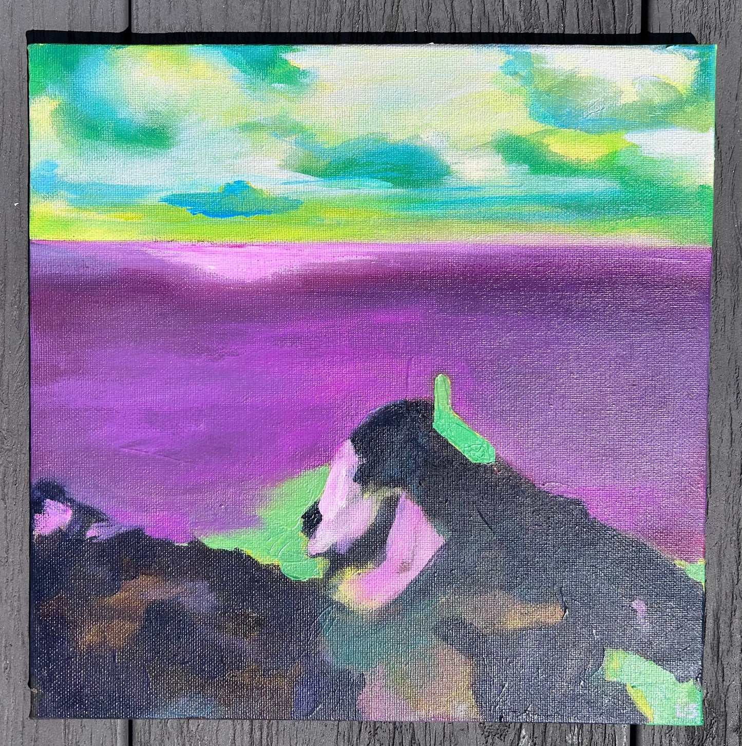 Original Painting - ‘South Stack #1’  Holy Island, Anglesey, North Wales