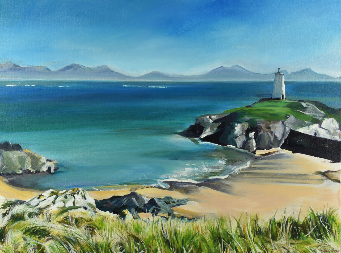 Original Painting - ‘Looking Out’, Llanddwyn Island, Anglesey