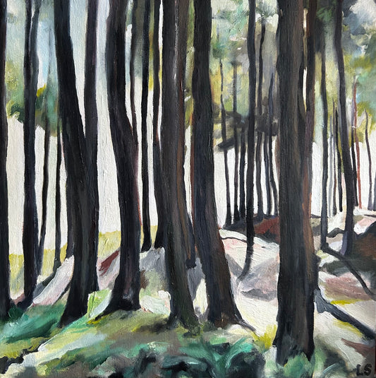 Original Painting - Newborough Forest, Anglesey, North Wales