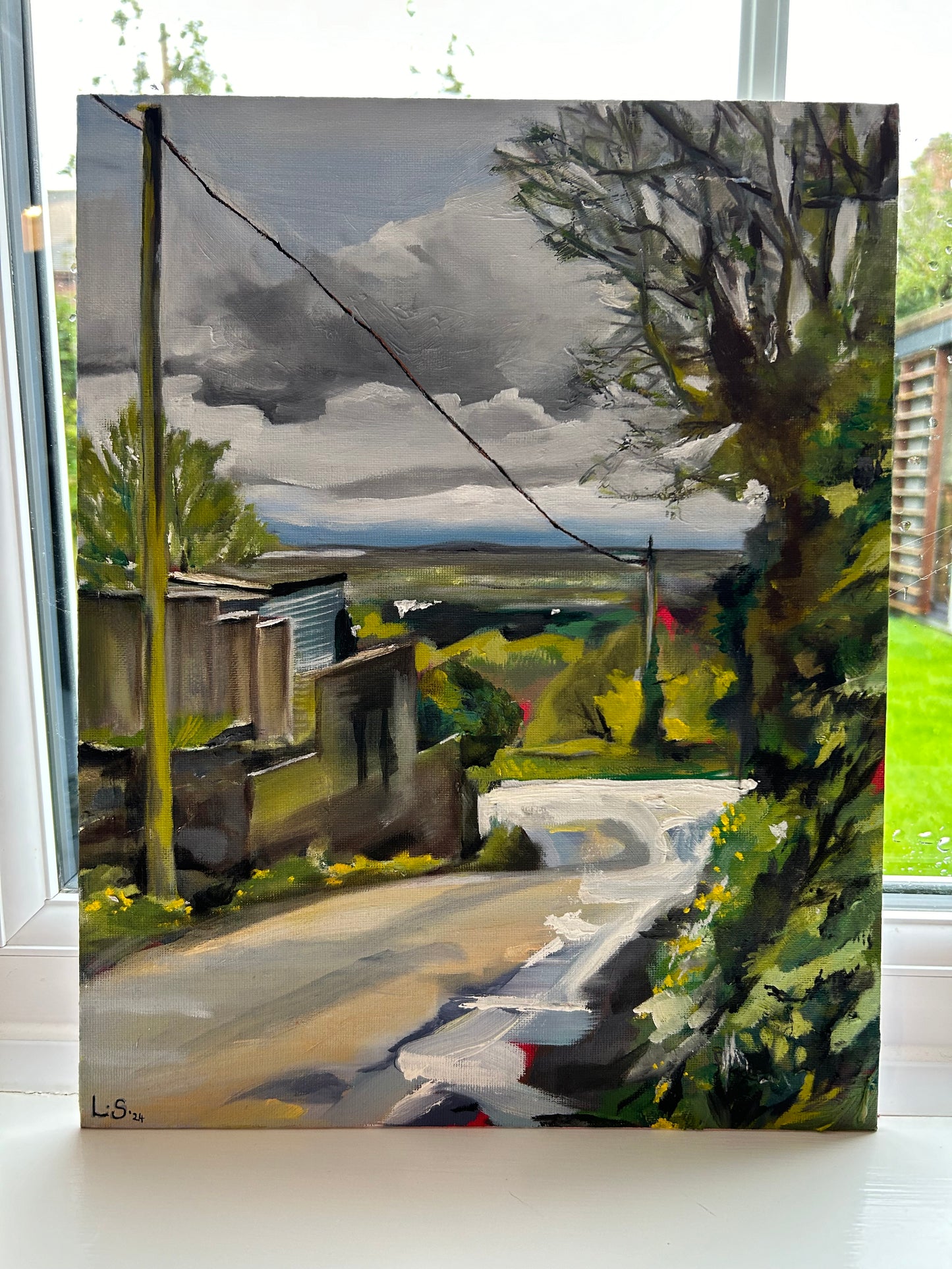 Original Painting - View from Burwardsley, Cheshire