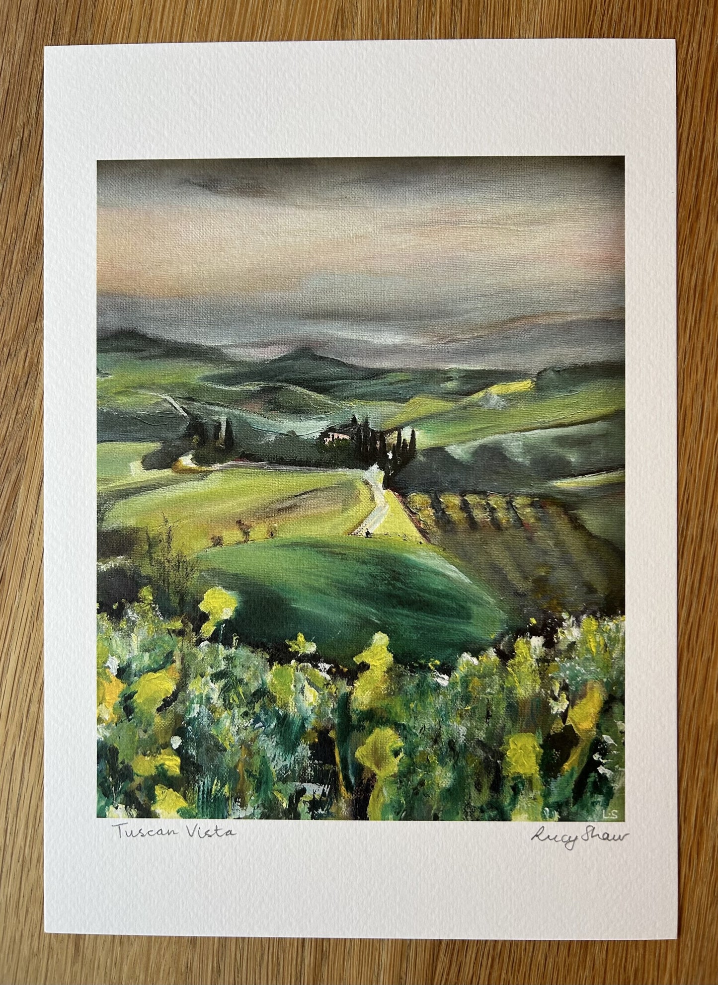 Print - Tuscan Vista, Italy