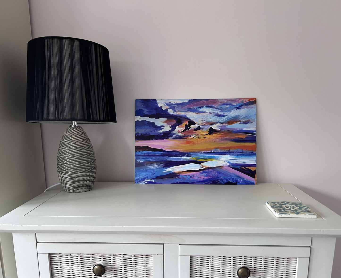 Original Painting - Mini West Kirby Sunset