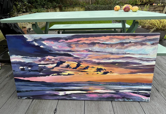 Original Painting - West Kirby Sunset