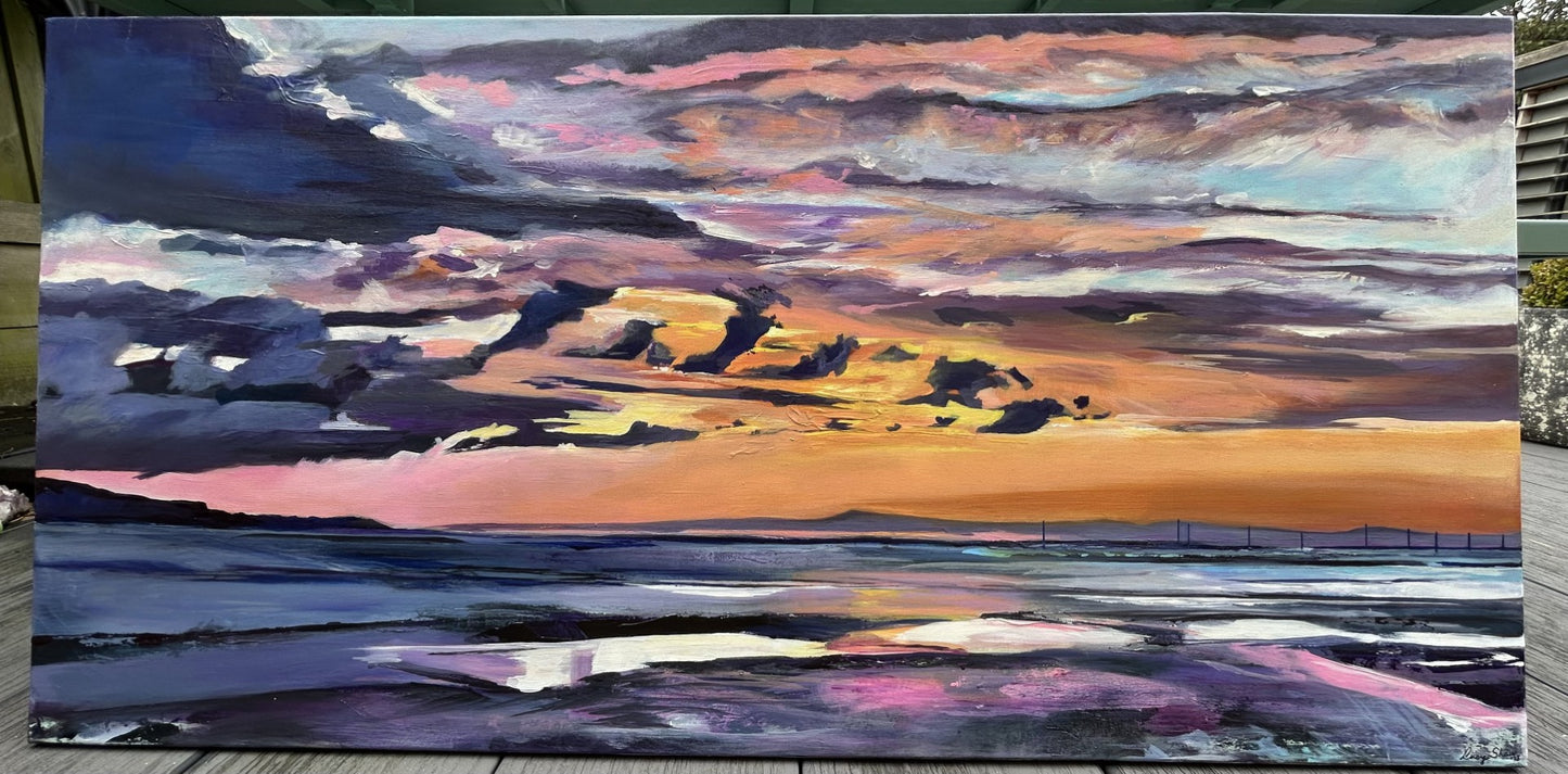 Original Painting - West Kirby Sunset