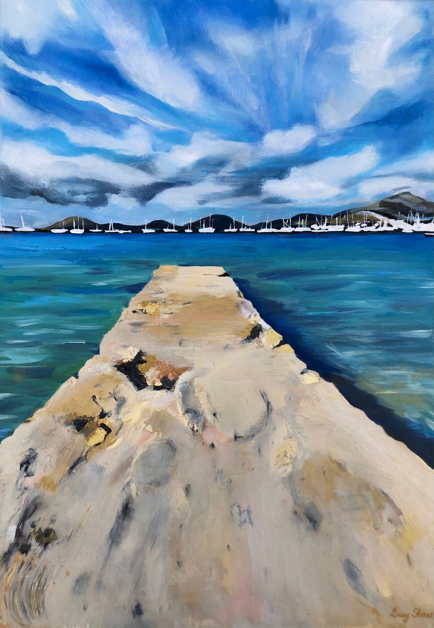 Print - Sea View, Pollensa Bay, Mallorca