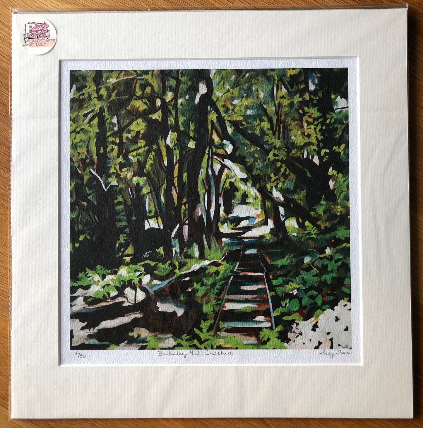 Print - Woodland, Bulkeley Hill, Cheshire